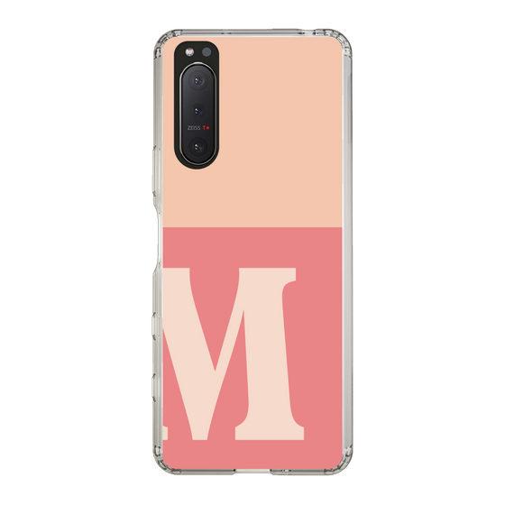 Slim Protection Case［ Original - initial two tone - M pink ］