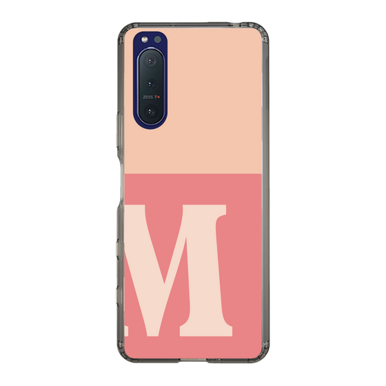 Slim Protection Case［ Original - initial two tone - M pink ］