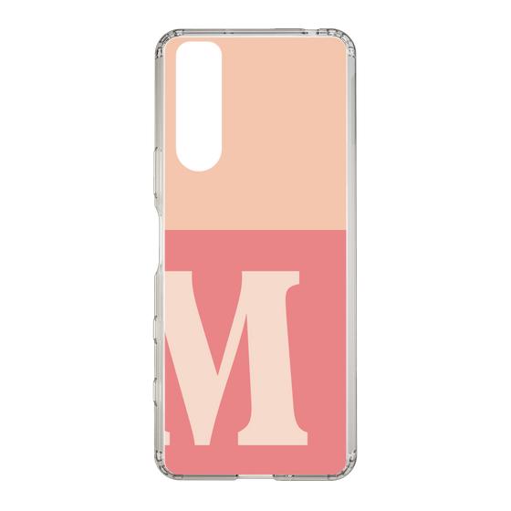 Slim Protection Case［ Original - initial two tone - M pink ］