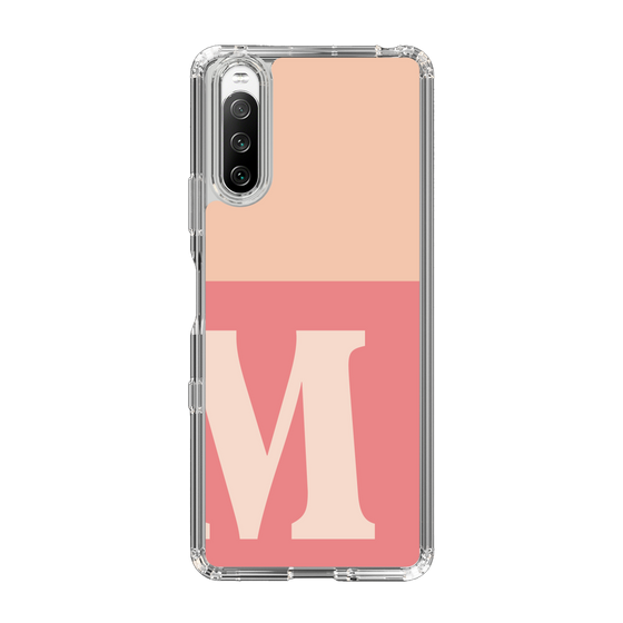 Slim Protection Case［ Original - initial two tone - M pink ］