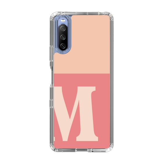 Slim Protection Case［ Original - initial two tone - M pink ］