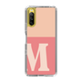 Slim Protection Case［ Original - initial two tone - M pink ］