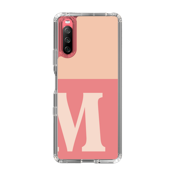 Slim Protection Case［ Original - initial two tone - M pink ］