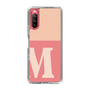 Slim Protection Case［ Original - initial two tone - M pink ］