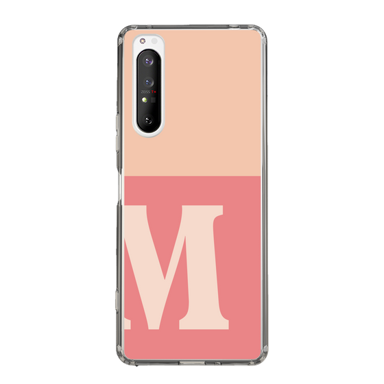 Slim Protection Case［ Original - initial two tone - M pink ］