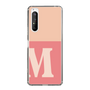 Slim Protection Case［ Original - initial two tone - M pink ］