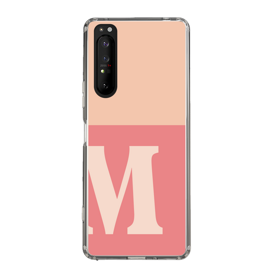 Slim Protection Case［ Original - initial two tone - M pink ］