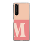 Slim Protection Case［ Original - initial two tone - M pink ］
