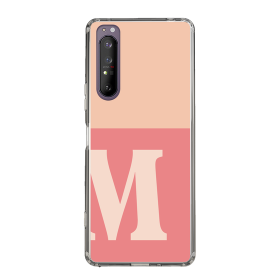 Slim Protection Case［ Original - initial two tone - M pink ］