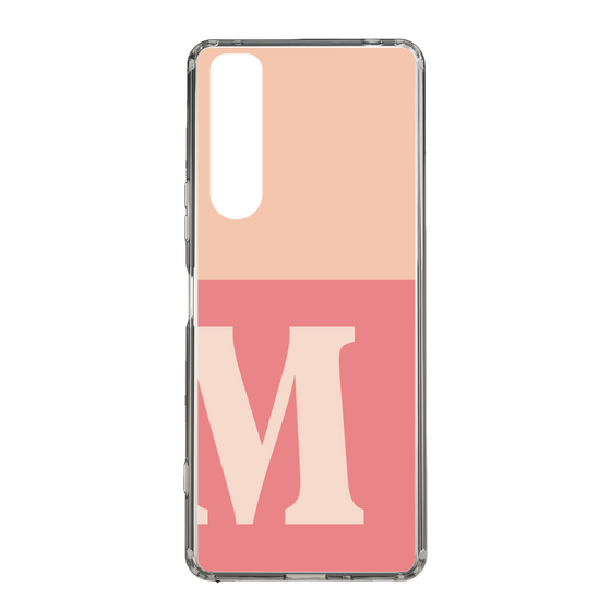Slim Protection Case［ Original - initial two tone - M pink ］