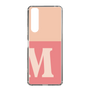 Slim Protection Case［ Original - initial two tone - M pink ］