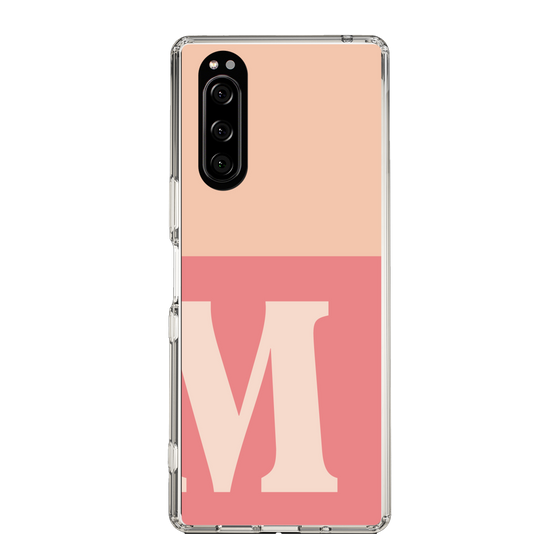 Slim Protection Case［ Original - initial two tone - M pink ］