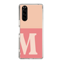 Slim Protection Case［ Original - initial two tone - M pink ］