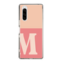 Slim Protection Case［ Original - initial two tone - M pink ］