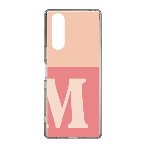 Slim Protection Case［ Original - initial two tone - M pink ］