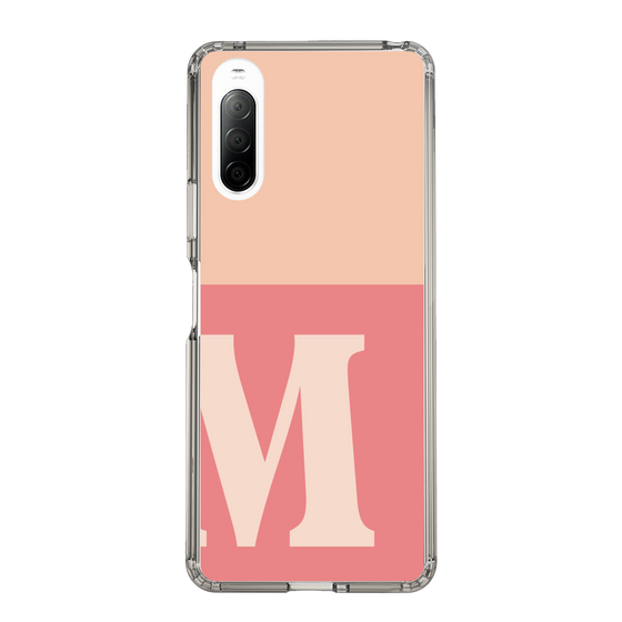 Slim Protection Case［ Original - initial two tone - M pink ］