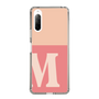 Slim Protection Case［ Original - initial two tone - M pink ］