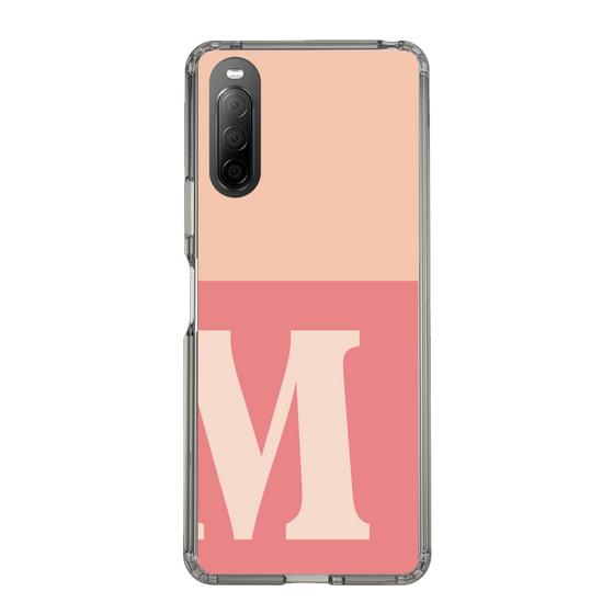 Slim Protection Case［ Original - initial two tone - M pink ］