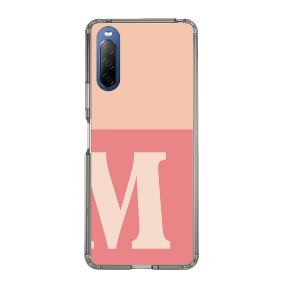 Slim Protection Case［ Original - initial two tone - M pink ］