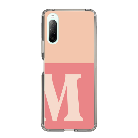 Slim Protection Case［ Original - initial two tone - M pink ］
