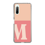Slim Protection Case［ Original - initial two tone - M pink ］