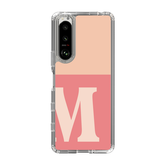Slim Protection Case［ Original - initial two tone - M pink ］