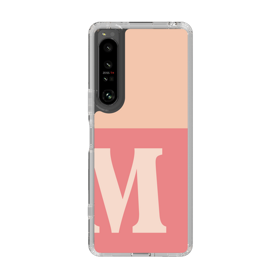 Slim Protection Case［ Original - initial two tone - M pink ］