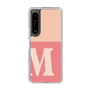 Slim Protection Case［ Original - initial two tone - M pink ］