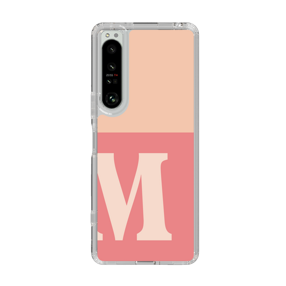 Slim Protection Case［ Original - initial two tone - M pink ］