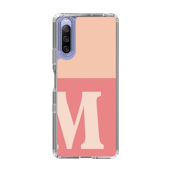 Slim Protection Case［ Original - initial two tone - M pink ］