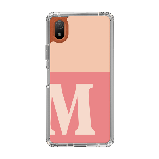 Slim Protection Case［ Original - initial two tone - M pink ］