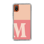 Slim Protection Case［ Original - initial two tone - M pink ］