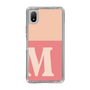 Slim Protection Case［ Original - initial two tone - M pink ］