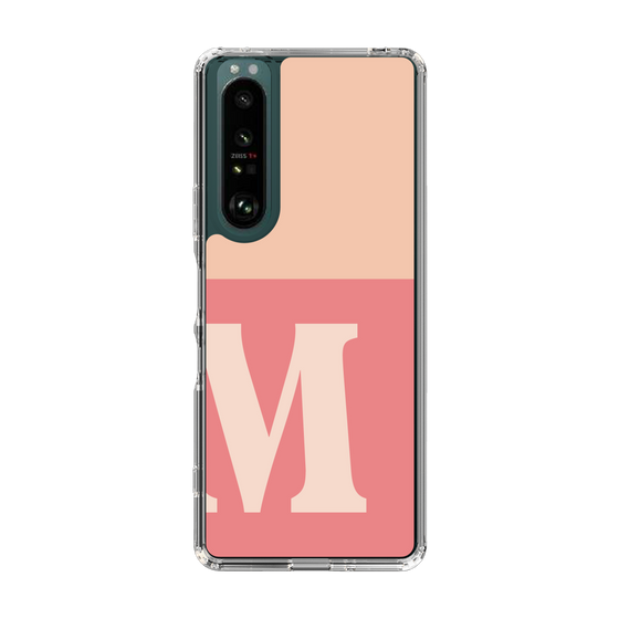Slim Protection Case［ Original - initial two tone - M pink ］