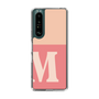 Slim Protection Case［ Original - initial two tone - M pink ］