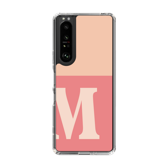 Slim Protection Case［ Original - initial two tone - M pink ］