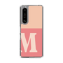 Slim Protection Case［ Original - initial two tone - M pink ］