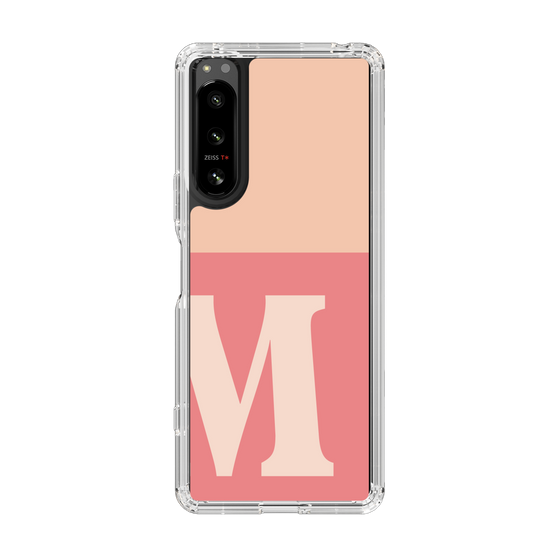 Slim Protection Case［ Original - initial two tone - M pink ］