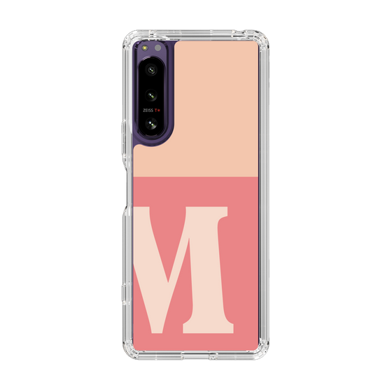 Slim Protection Case［ Original - initial two tone - M pink ］