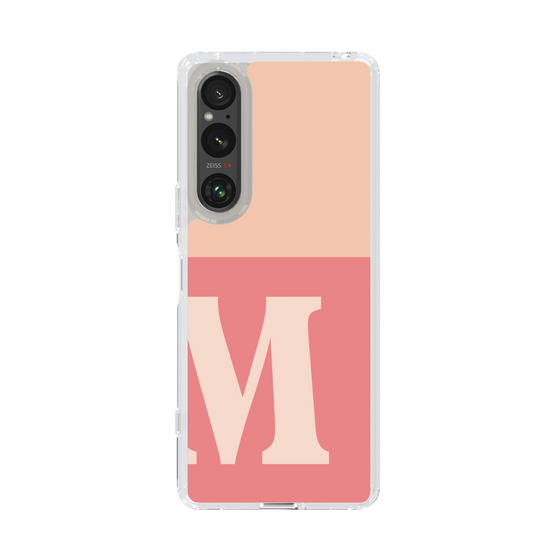 Slim Protection Case［ Original - initial two tone - M pink ］