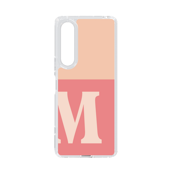 Slim Protection Case［ Original - initial two tone - M pink ］
