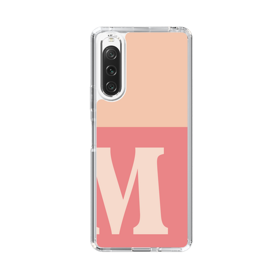 Slim Protection Case［ Original - initial two tone - M pink ］