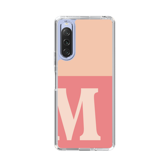 Slim Protection Case［ Original - initial two tone - M pink ］