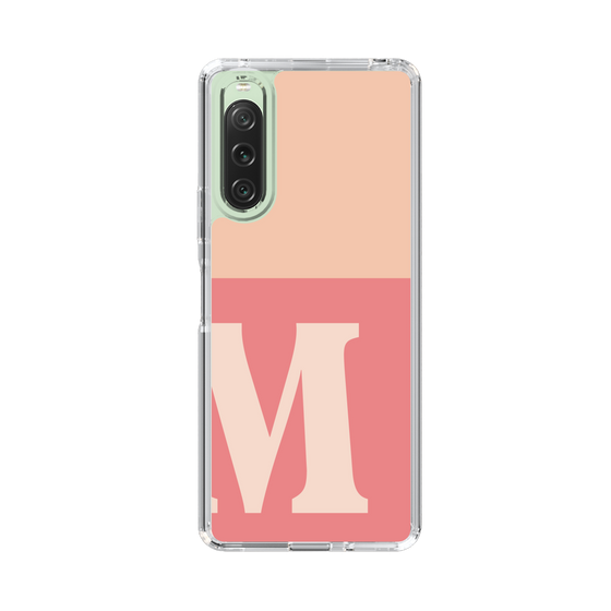 Slim Protection Case［ Original - initial two tone - M pink ］