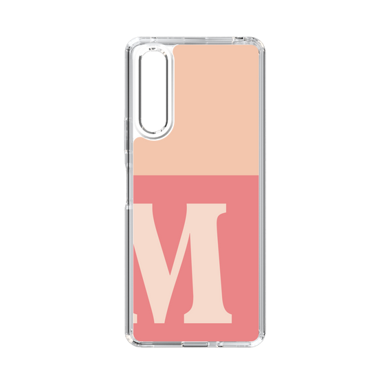 Slim Protection Case［ Original - initial two tone - M pink ］