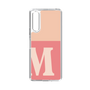 Slim Protection Case［ Original - initial two tone - M pink ］