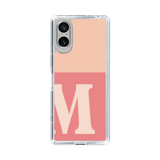 Slim Protection Case［ Original - initial two tone - M pink ］