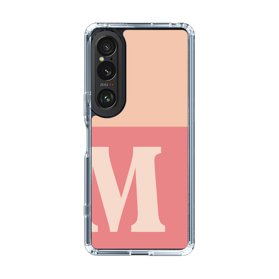 Slim Protection Case［ Original - initial two tone - M pink ］