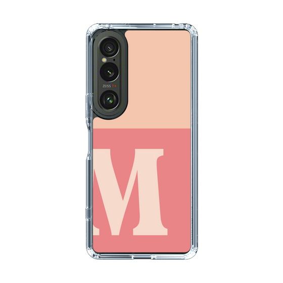 Slim Protection Case［ Original - initial two tone - M pink ］