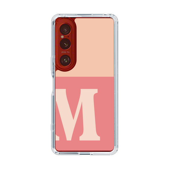 Slim Protection Case［ Original - initial two tone - M pink ］